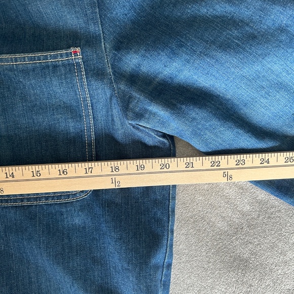 Deus Ex Machina Jacket Mens Medium Chore Denim Coat Flanel Corduroy Collar - Picture 9 of 11